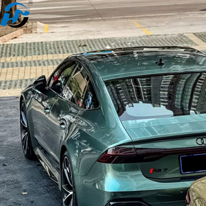 Pellicola Vinilica PET TPU Lucida 6ftx60ft Verde Metallizzato Liquido per Auto, Adesivo per Auto, Prodotto dalla Fabbrica di Foshan - Product Image 1