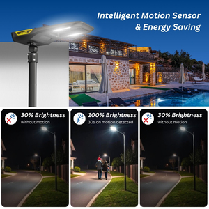Hishine 5 năm bảo hành tất cả trong một bảng điều khiển năng lượng mặt trời dẫn ánh sáng đường phố với cực IP66 không thấm nước lampadaire Solaire 1000W - Product Image 3