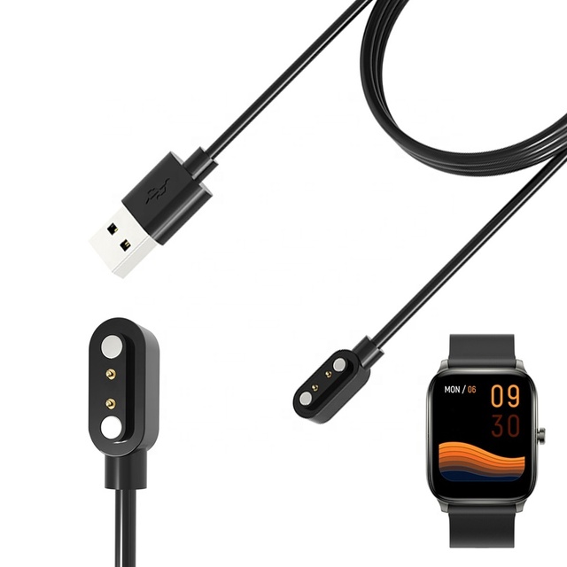 Smartwatch Dock Charger Adapter Magnetic USB Charging Cable Power Charge for Xiaomi Haylou GST LS09B Smart Watch Accessories