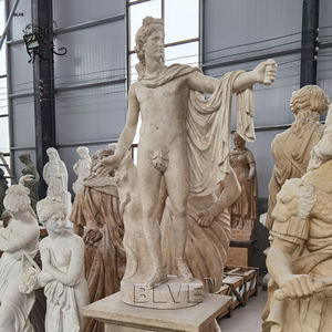 Decoración de Jardín, <span class=keywords><strong>Estatua</strong></span> Abstracta de Hércules y Minotauro, Estatuas de Mármol Desnudas de Tamaño Real en Venta - Product Image 3