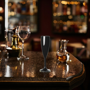 シャンパンフルート黒ショットグラス用ポリカーボネート7oz/200ml - Product Image 5