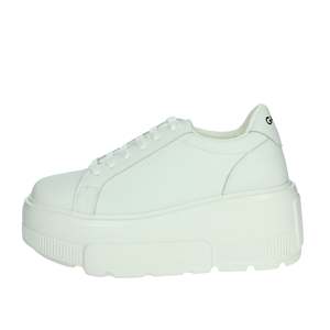 Zapatillas Gaelle Paris Donna GACAW01318 Blancas con Plataforma Gruesa - Product Image 1