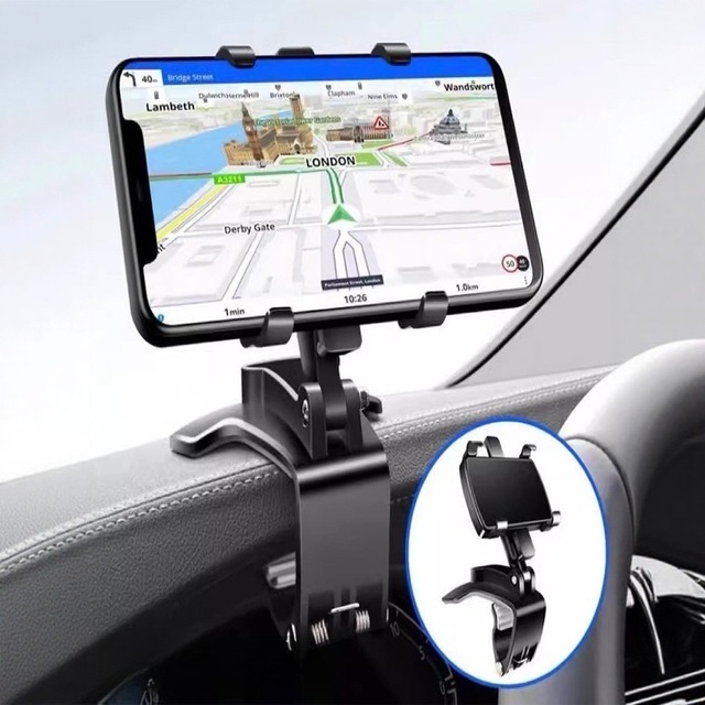 Universal 360° Car Phone Mount Holder Multi View Angle Adjustment for Cell Phone Samsung Galaxy iPhone