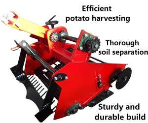 מיני בר-תכליתי מקצרה מצב חדש מוחזק טרקטור-סוג תפוחי אדמה ומתקן פירות עם דייסה שטוחה לבוטנים - Product Image 2