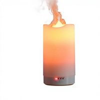 Nouvelle Machine d'Aromathérapie Créative 2022 avec Lumière de Bougie, Humidificateur d'Ambiance USB de Bureau, Lumière de Noël pour la Maison