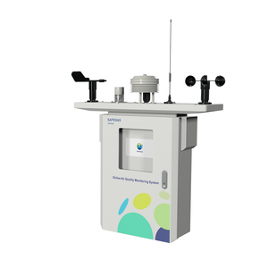 Système de surveillance de la qualité de l'air sans fil 4G NO2 SO2 CO O3 PM2.5 PM10 TSP, moniteur environnemental de vitesse et de direction du vent AQD5000-WH Air - Product Image 5