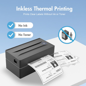<b>Thermal</b> <b>Label</b> <b>Printer</b> Portable No Ink Required 4x6 Small Business WiFi BT High Speed Express Airway Bill in Stock - Product Image 2