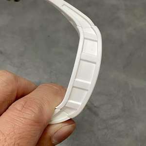 Trendy high-end <b>mechanical</b> <b>watch</b> with white ceramic, hollow bucket design, multi-band configuration, and <b>mechanical</b> movement. - Product Image 6