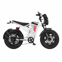 Mini vélo électrique à moteur central avec pneus larges et batterie au lithium