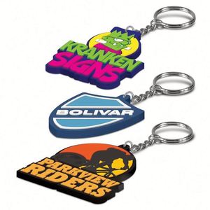 Wholesale Custom High Quality PVC <b>Keychains</b> Custom Shaped 2d/3d Rubber Cute <b>Keychains</b> - Product Image 1