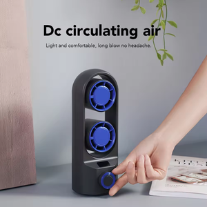 USB çift kafa turbo fan sonsuz hız kontrolü dijital ekran küçük elektrikli fan sıkıştırma döngüsü soğuk fan - Product Image 4