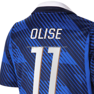 Maglia da Calcio della Nazionale Francese 2026 di Jules Koundé, Blu Casa, Pronta per la Spedizione, Qualità Superiore - Product Image 2