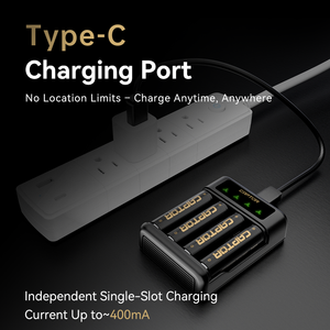 Juego de 4 Baterías Recargables <span class=keywords><strong>AA</strong></span> CAPTOR C86 de 2550 mAh, Baterías <span class=keywords><strong>AA</strong></span> Recargables - Product Image 3