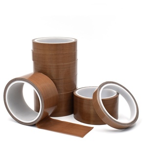 Brun petit rouleau Jumbo ruban résistant aux hautes températures anti-adhésif isolation thermique PTFE ruban adhésif pour Machine à sceller - Product Image 3