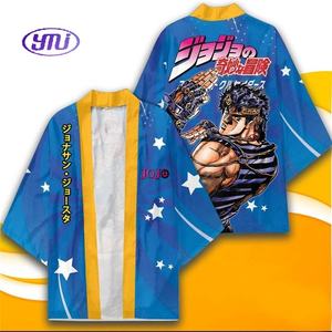เสื้อยืดอะนิเมะ18สไตล์สำหรับ <span class=keywords><strong>jojo</strong></span> kimono haori - Product Image 3