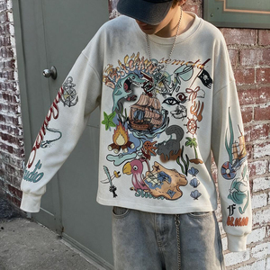 Custom Cotton Waffle Knit Heavy T-<strong>shirt</strong> Thermals Longsleeve <strong>Shirt</strong> for <strong>Men</strong> Screen Dtg <strong>Print</strong> Graphic Long Sleeve Waffle T <strong>Shirt</strong> - Product Image 2
