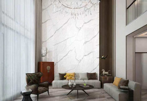 <span class=keywords><strong>Serie</strong></span> de <span class=keywords><strong>Piedra</strong></span> Sinterizada de Aspecto Mármol de Lujo, Elegante Blanco Carrara, para Espacios Comerciales en Australia, Losas de Gran Formato, Venta al por Mayor - Product Image 2