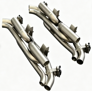 Tuyau d'échappement AsiaLink haute performance à finition lisse pour <span class=keywords><strong>Porsche</strong></span> <span class=keywords><strong>911</strong></span> 992 3.0T, échappement Catback avec soupape en acier inoxydable 304 - Product Image 5
