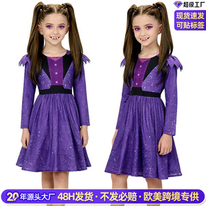 Disfraz de Cosplay de Manyusha Vampire Nana, Vestido Morado para Mujer Adulta, Disfraz de Película y Televisión, Ropa para Halloween y Escenario - Product Image 4