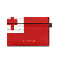 Porte-cartes minimaliste double face imprimé Yap Flag, best-seller, pour hommes et femmes