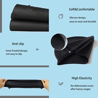 Bonnet de bain en silicone écologique et imperméable avec logo personnalisé pour hommes et femmes, couvre les oreilles, pour cheveux longs/courts, utilisation en plongée