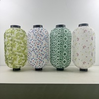 Lanternes chinoises en nylon imperméable pour l'extérieur, lanterne japonaise de barbecue de nourriture de sushi d'impression complète pour des événements de style d'amour