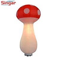 Décoration de champignon gonflable avec Lumière LED pour le Parc à Thème, Événement, Fête, Décorations de Scène