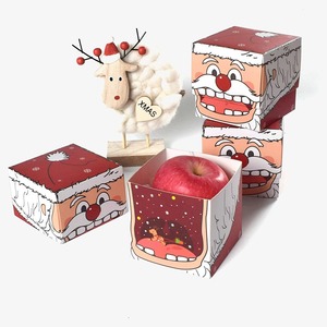 Petits accessoires exquis, boîte d'emballage de bonbons de Noël mignonne et colorée, personnalisable selon les besoins. - Product Image 2