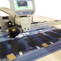 Automatische Musterdesignvorlage für Sofa, Federkleid, Jacke und Hose mit Laserschneiden für Industrienähmaschinen
