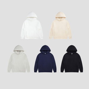 เสื้อฮู้ดดี้ผู้ชายผ้าฝ้าย 100% คุณภาพขายส่ง สำหรับฤดูใบไม้ร่วง ทรงโอเวอร์ไซส์ พิมพ์ลายตามสั่ง หรูหรา พร้อมป้ายฟรี - Product Image 4