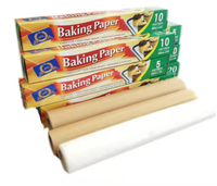 Rouleaux de papier sulfurisé antiadhésif pour friteuse papier à beurre en silicone personnalisé pour papier alimentaire vente en gros