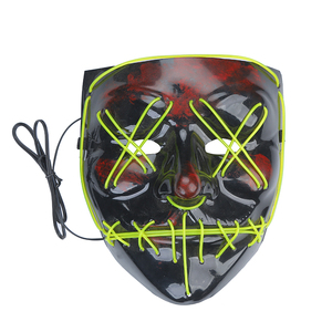 Máscara <span class=keywords><strong>de</strong></span> neón con <span class=keywords><strong>purga</strong></span> Led para Halloween, <span class=keywords><strong>disfraz</strong></span> <span class=keywords><strong>de</strong></span> elección, fiesta <span class=keywords><strong>de</strong></span> Dj, brillante, Punk, a la moda - Product Image 6