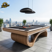 Nouvelles conceptions de tables de billard de luxe américaines en ardoise, haut de gamme, modernes, pour la maison et le commerce, tables de billard professionnelles d'extérieur sur mesure
