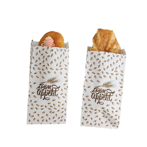 Bolsa de Papel Kraft Antigrasa para Panadería, Pan, Donuts y Snacks, Sin Asa, Precio Mayorista, Venta Caliente 2024 - Product Image 6