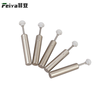 Amortisseur hydraulique silencieux à fermeture douce en acier inoxydable galvanisé - Piston amortisseur pour meubles de maison et de bureau et couvercles de poubelles