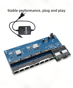 Convertisseur <span class=keywords><strong>de</strong></span> média fibre optique YUNVO Gigabit Ethernet Switch PCBA 8 ports <span class=keywords><strong>RJ45</strong></span> UTP et 2 ports fibre SC A+B 10/100/1000M Carte PCB 2F8E - Product Image 5
