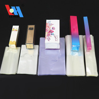 Kit d'emballage d'étiquettes thermorétractable, pièces, en PVC, avec bande à manches thermorétractable, boîte à rouge à lèvres personnalisée