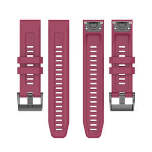 Bracelet en caoutchouc de montre de sport à dégagement rapide en silicone Yida 26mm pour Garmin <span class=keywords><strong>Fenix</strong></span> 7X - Product Image 6