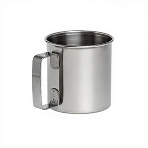 Tasse à eau en acier inoxydable couleur argent Moscow Mule taille et forme personnalisées avec qualité de luxe pour un usage domestique - Product Image 1
