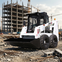 Chargeuse compacte à chenilles en vente chaude, modèle chinois WS65 avec moteur Perkins/Kubota/Xinchai, moteur MITSUBISHI