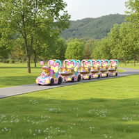 Tren Eléctrico Comercial Sin Rieles de Dibujos Animados Lindos y Divertidos para Parques de Atracciones y Centros Comerciales de Alto Tráfico