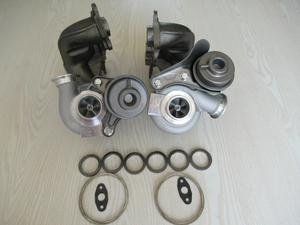 11657563692 11657649290 Kit Turbo Turbocompresseur pour <span class=keywords><strong>BMW</strong></span> N54 135i 335i 335is <span class=keywords><strong>335ix</strong></span> 535i 3.0L E90 E92 E93 Turbo Chargeur - Product Image 2