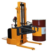 JINGXIN Chariot élévateur électrique mobile 400 kg 1900 mm pour fûts d'huile en acier de 55 L avec roues en nylon
