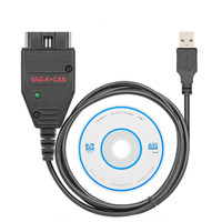 Herramienta de Diagnóstico Automotriz K+CAN Commander 1.4 FT232 K-Line CAN OBD2 con USB para Diagnóstico de Fallas en Automóviles 12V Negro