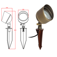Éclairage paysager RGBW, lampes de jardin d'extérieur, 15W 24V, projecteur LED COB RGBW en laiton, éclairage extérieur intelligent, application intelligente, adressable UCS2904