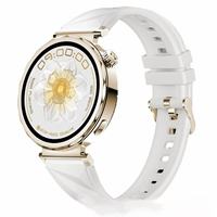 Modische, Dünne AM35 3ATM Wasserdichte 24-Stunden-Schlafüberwachung Damen-Gesundheitsmonitor AMOLED Smartwatch für Frauen und Männer