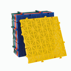 Grille de sol de sécurité pour lavage de voitures de 2 cm d'épaisseur - Atelier de beauté automobile - Aucun tranchage requis - Tapis de sol en plastique pour drainage au sol - Product Image 1