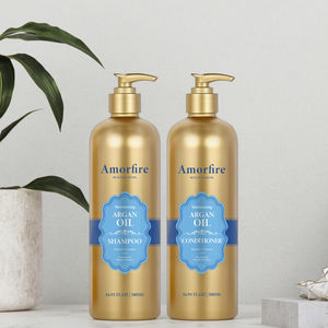 Champú y <span class=keywords><strong>Acondicionador</strong></span> Orgánico de Aceite de Argán 500ml, Limpieza Profunda, Hidratante, Anti-frizz, Nutritivo, Previene la Caída del Cabello - Product Image 1