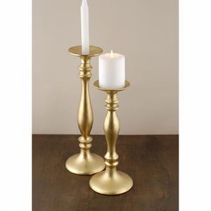 <b>Brass</b> Tall Candle Holders for Home Centerpieces, Weddings, - Product Image 1