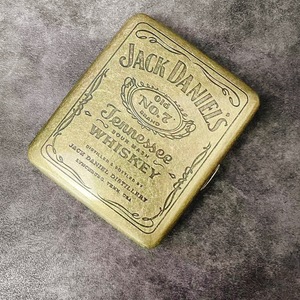 Sáng Tạo Đồng Thiết Kế Hiện Đại Hình Vuông Đánh Bóng Bề Mặt Thuốc Lá Trường Hợp Nổi Lật Bìa 20 Gói Tự Động Xách Tay - Product Image 2